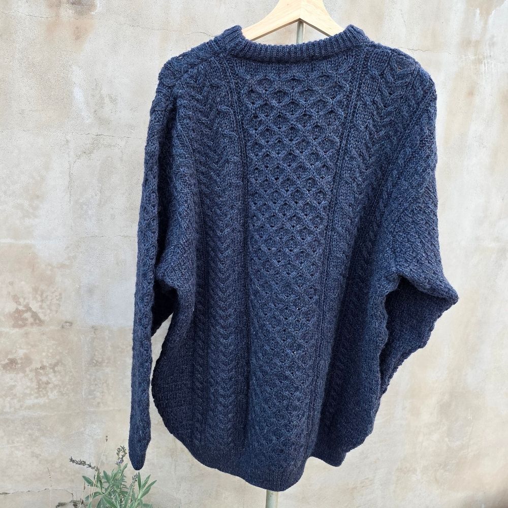 Rue saint Patrick wool cableknit sweater - Picture 2 of 11